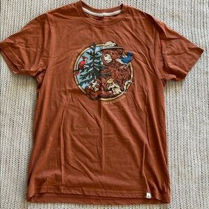Landmark Smoky the Bear Rust Graphic T-Shirt